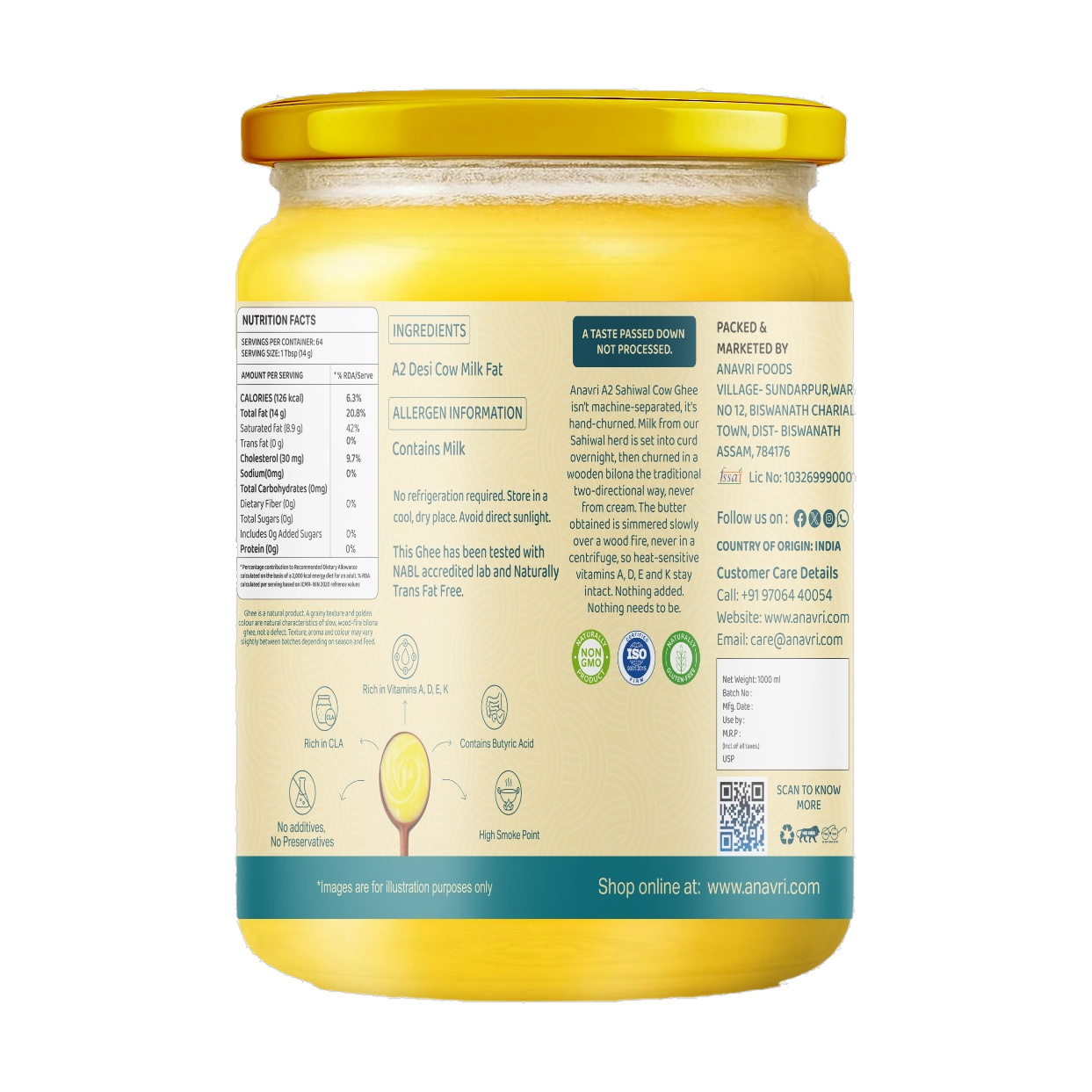 A2 Sahiwal Cow Ghee