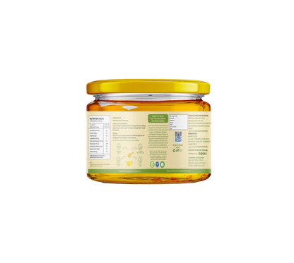 Monofloral Tulsi Honey 150g - Back