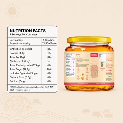 Wild Forest Honey 150g - Nutrition Facts