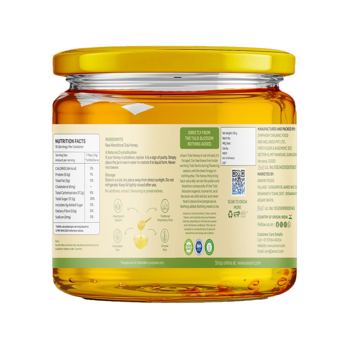 Monofloral Tulsi Honey
