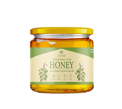 Monofloral Tulsi Honey 350g - Front