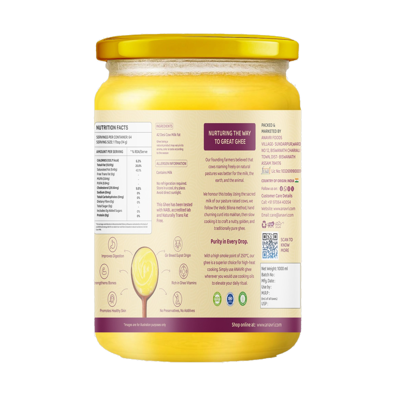 A2 Gir Cow Ghee
