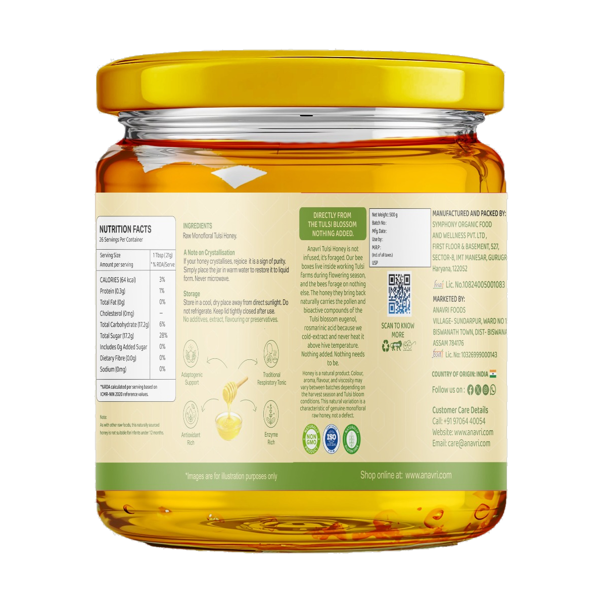 Monofloral Tulsi Honey