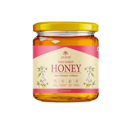 Wild Forest Honey 500g - Front