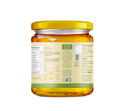 Monofloral Tulsi Honey 500g - Back