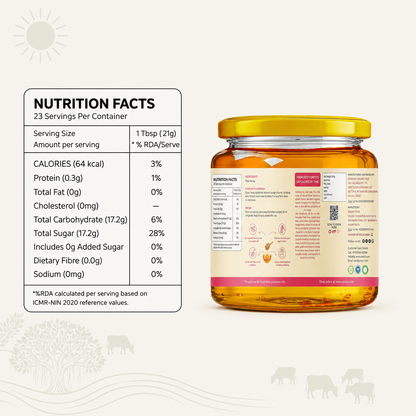 Wild Forest Honey 500g - Nutrition Facts