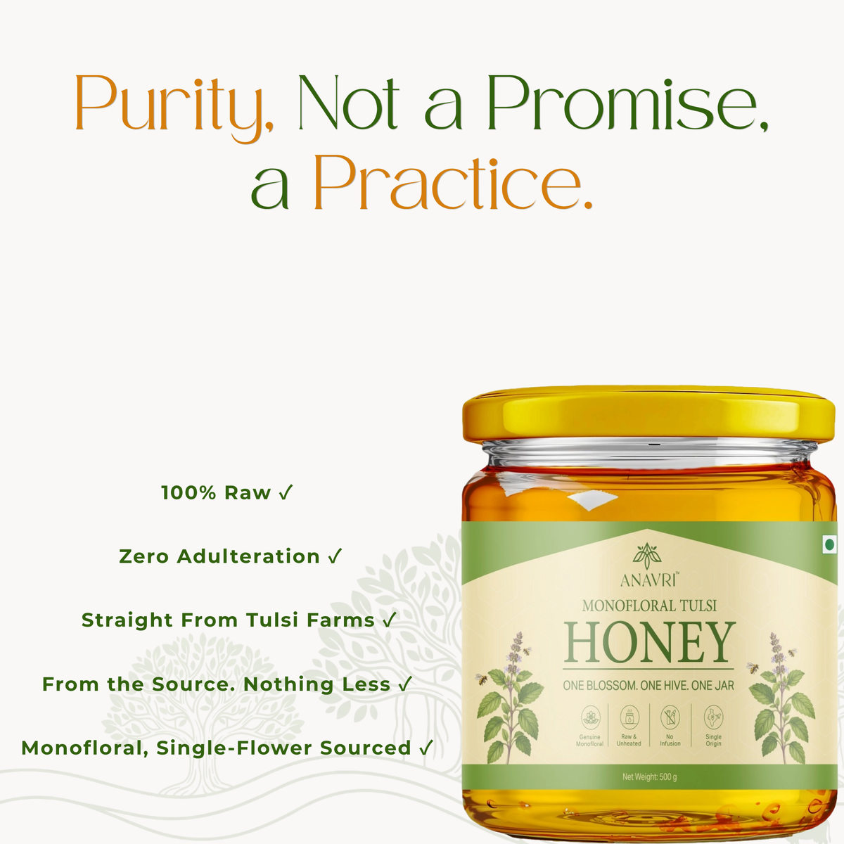 Monofloral Tulsi Honey